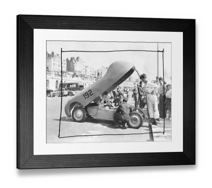 Framed Print : What goes on under the sleek exterior of the Cooper 500 Special is revealed as Framed Print : What goes on under the sleek exterior of the Cooper 500 Special is revealed as