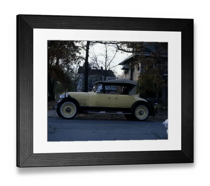 Framed Print : Transport Road 1926 Cunningham V6 Sport Touring