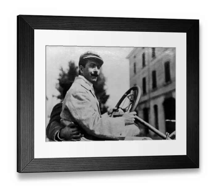 Framed Print : Giuseppe Raggio : born 1878 Italian Motor car racing driver Framed Print : Giuseppe Raggio : born 1878 Italian Motor car racing driver