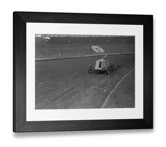Framed Print : West Ham speedway to introduce midget car racing. Brooklands record holder designs new baby Framed Print : West Ham speedway to introduce midget car racing. Brooklands record holder designs new baby