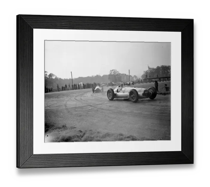Framed Print : Prince George, The Duke of Kent, who had flown to Leicester airport, started Framed Print : Prince George, The Duke of Kent, who had flown to Leicester airport, started