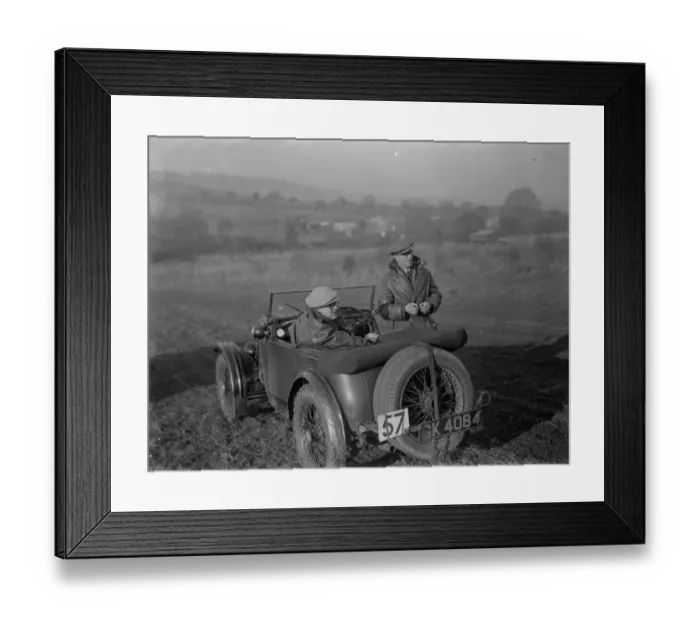 Framed Print : Kentish Border Car Club trial ( A G J Bochaton ). 28 November 1935 Framed Print : Kentish Border Car Club trial ( A G J Bochaton ). 28 November 1935