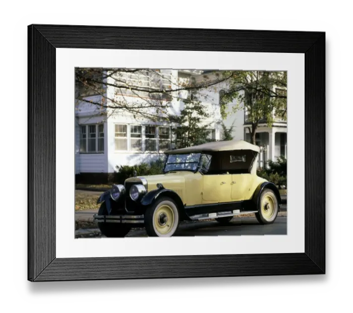 Framed Print : Transport Road 1926 Cunningham V6 Sport Touring