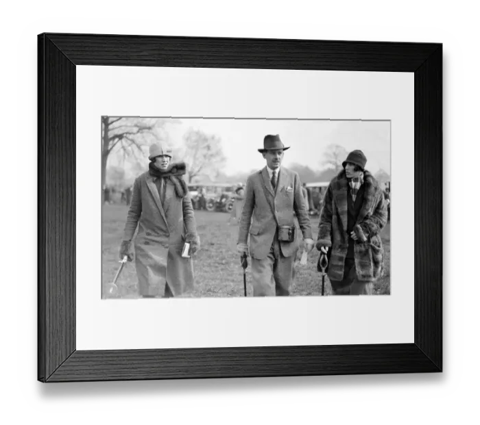 Framed Print : Garth Hunt Point to Point races at Arborfield, Berkshire. Miss Joan Coston, Major Framed Print : Garth Hunt Point to Point races at Arborfield, Berkshire. Miss Joan Coston, Major