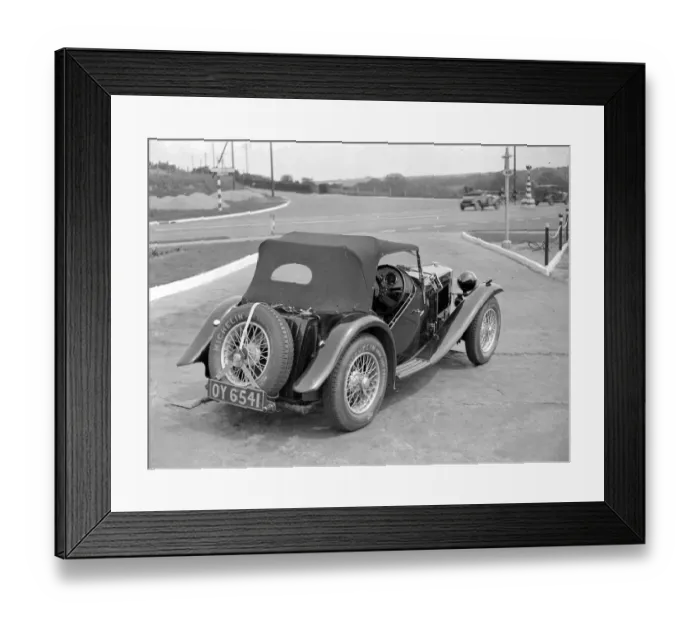 Framed Print : An M. G. J. 4. 1934 Framed Print : An M. G. J. 4. 1934