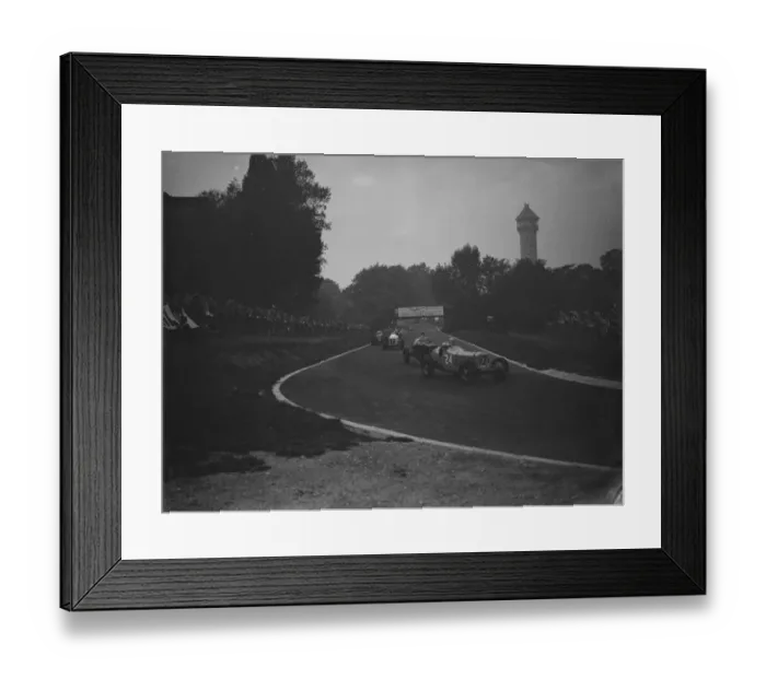 Framed Print : Prince Bira of Siam leading in the Road Racing Clubs Imperial Trophy race