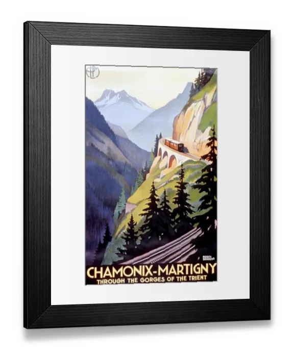 Framed Print : France Early Transport Rail Framed Print : France Early Transport Rail