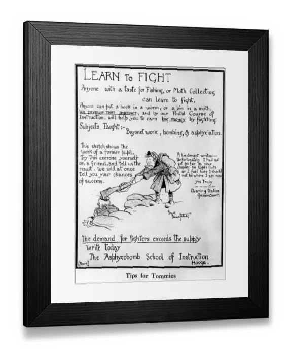 Framed Print : Tips for Tommies