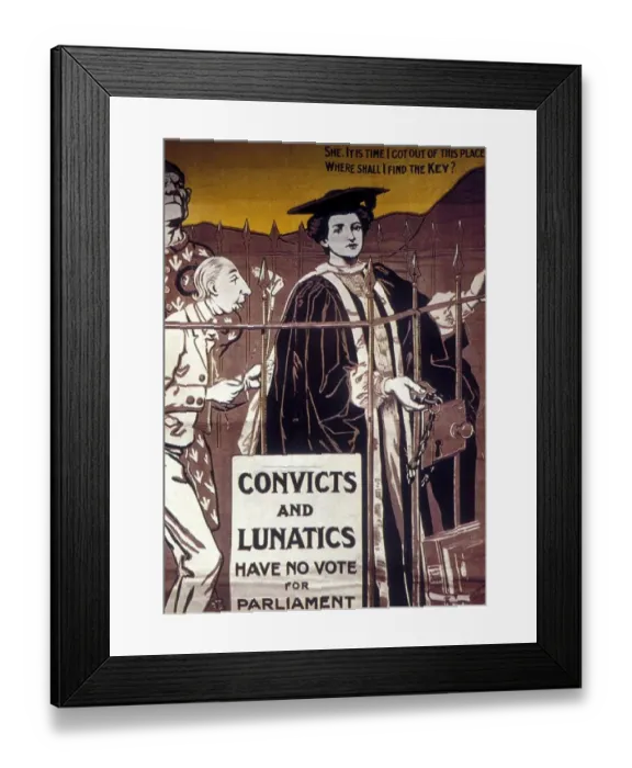 Framed Print : Suffragette Poster Framed Print : Suffragette Poster