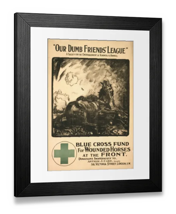 Framed Print : Our Dumb Friends League. A society for the encouragement of kindness to animals Framed Print : Our Dumb Friends League. A society for the encouragement of kindness to animals