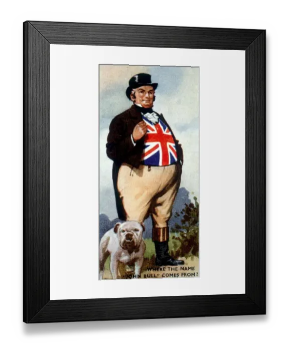 Framed Print : Where the name John Bull comes from? - ? TopFoto