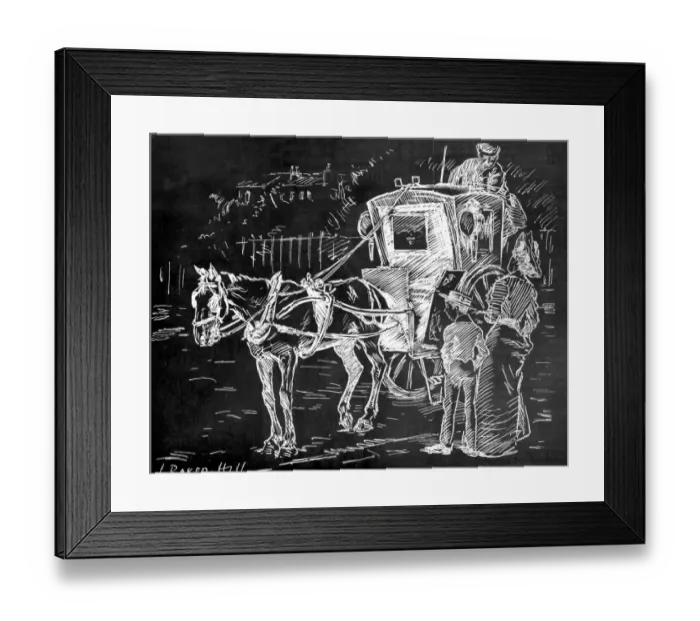 Framed Print : Archive Poster from Punch Travel Fraid I Can t Take You Far As IghGate Lady. I Framed Print : Archive Poster from Punch Travel Fraid I Can t Take You Far As IghGate Lady. I