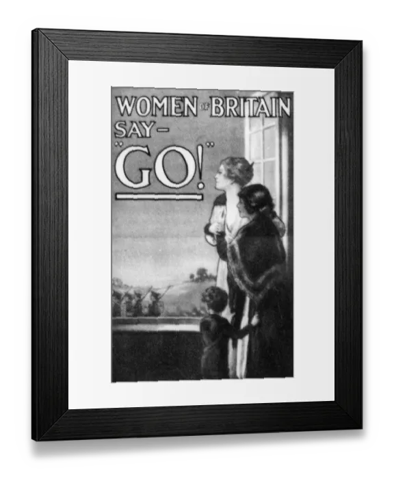 Framed Print : Women of Britain say Go Framed Print : Women of Britain say Go