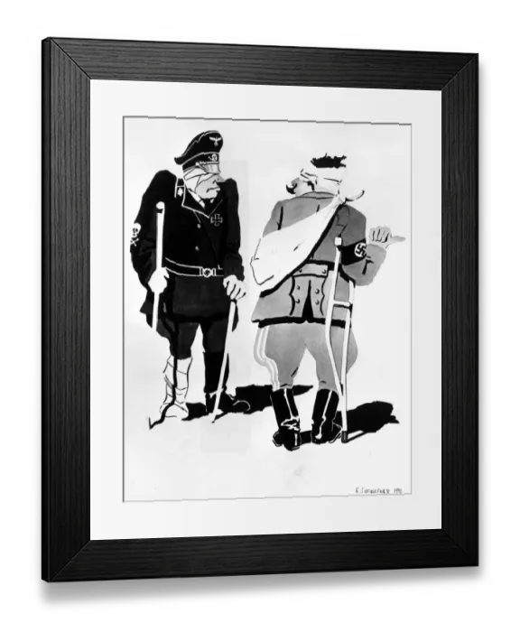 Framed Print : A Russian WW2 propaganda poster. 1941 Framed Print : A Russian WW2 propaganda poster. 1941