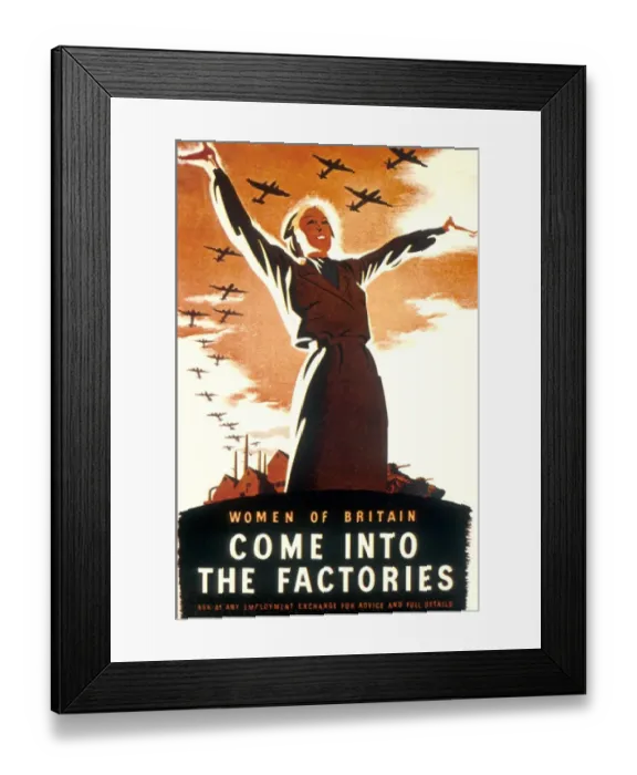 Framed Print : WWII Poster 1941