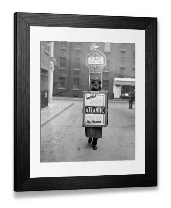 Framed Print : Mr Charles Levey, one of the best know character actors in British Films who has