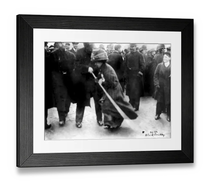 Framed Print : Black Friday, Womens suffragette 18 November 1910 Framed Print : Black Friday, Womens suffragette 18 November 1910