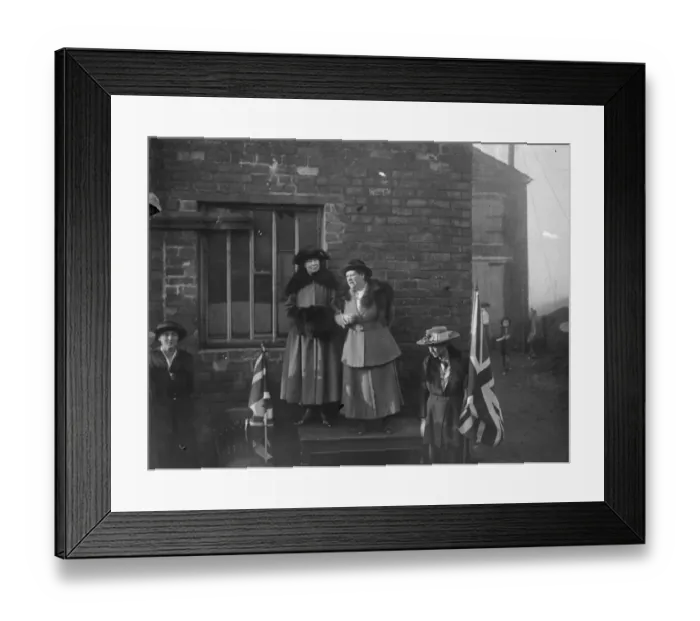 Framed Print : Opening of Miss Christabel Pankhursts campaign at Smethwick, Staffordshire 28 Framed Print : Opening of Miss Christabel Pankhursts campaign at Smethwick, Staffordshire 28