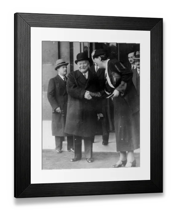 Framed Print : A nationwide campaign is being carried on by French suffragettes to secure the vote Framed Print : A nationwide campaign is being carried on by French suffragettes to secure the vote