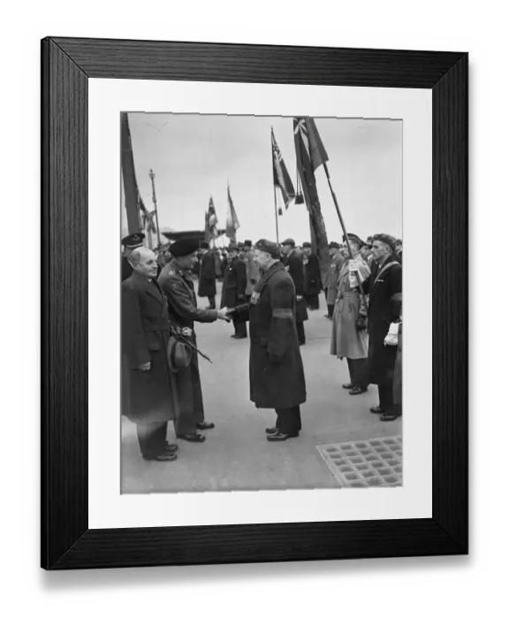Framed Print : The freedom of Hastings was confirmed today, Friday, on field Marshal Viscount Montgomery