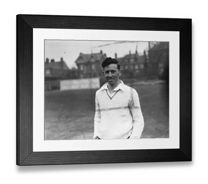 Framed Print : D. V. Smith Sussex Cricketer Undated Framed Print : D. V. Smith Sussex Cricketer Undated