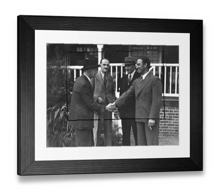 Framed Print : The Middlesex and England batsman Denis Compton received a great ovation at Hastings Framed Print : The Middlesex and England batsman Denis Compton received a great ovation at Hastings