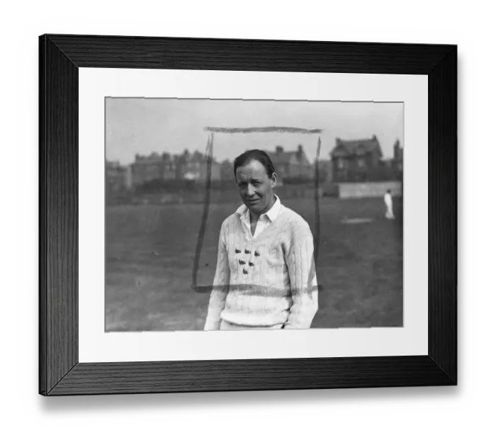 Framed Print : C. Oakes Sussex Cricketer Undated Framed Print : C. Oakes Sussex Cricketer Undated