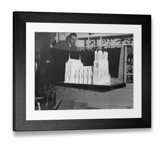 Framed Print : Rheims Cathedral in sugar. Some wonderful models made entirely of sugar will be Framed Print : Rheims Cathedral in sugar. Some wonderful models made entirely of sugar will be