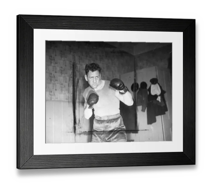Framed Print : Portrait of Gus Lesnevich taken at Billy St Clares Brighton Gymnasium where America s