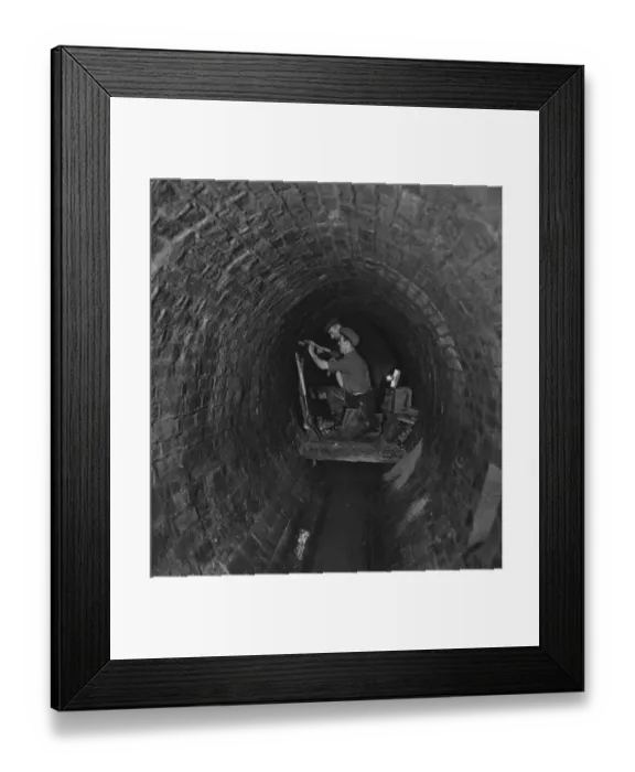 Framed Print : Miners working at Holborne, Lewes. 12 November 1946 Framed Print : Miners working at Holborne, Lewes. 12 November 1946