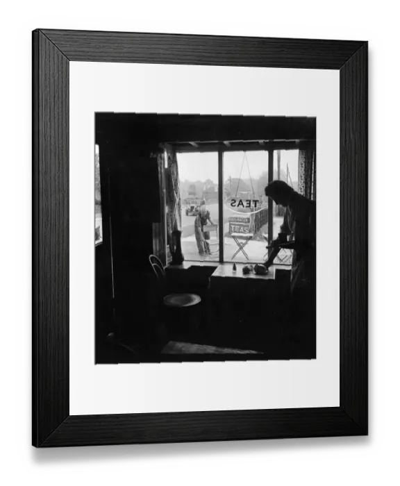 Framed Print : The Wayside Cafe near Bolney. A tea room on the new London to Brighton road Framed Print : The Wayside Cafe near Bolney. A tea room on the new London to Brighton road