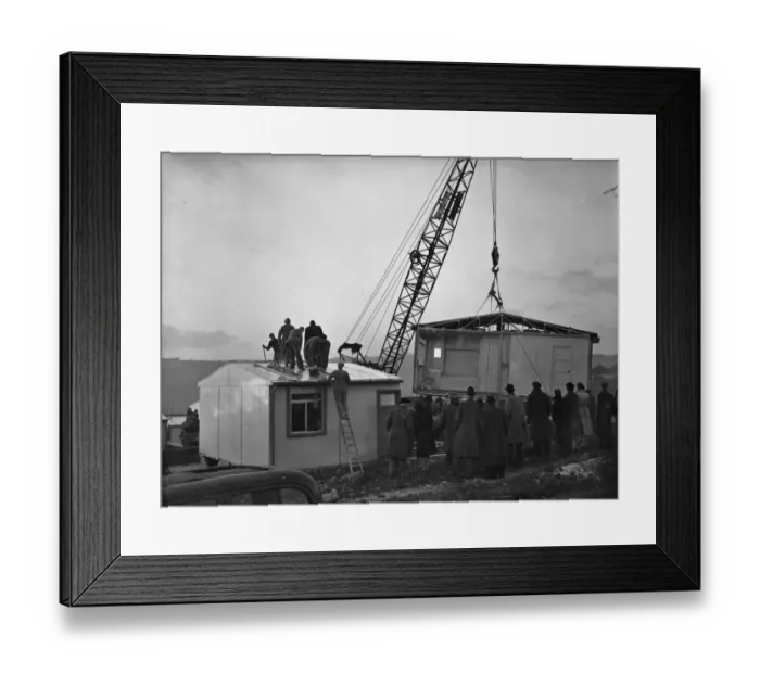 Framed Print : At Brighton, on behalf of the Ministry of Supply, Mr William Leonard, MP - Joint Framed Print : At Brighton, on behalf of the Ministry of Supply, Mr William Leonard, MP - Joint