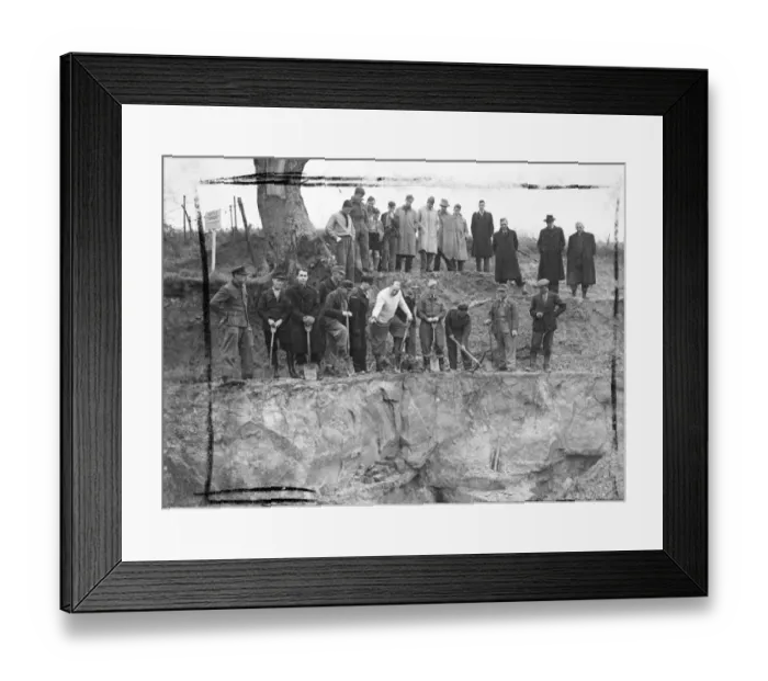 Framed Print : The parish church of St Leonards, Sussex, destroyed by a flying bomb, in July 1944 Framed Print : The parish church of St Leonards, Sussex, destroyed by a flying bomb, in July 1944