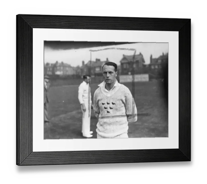 Framed Print : J. Cornford Sussex Cricketer Undated Framed Print : J. Cornford Sussex Cricketer Undated