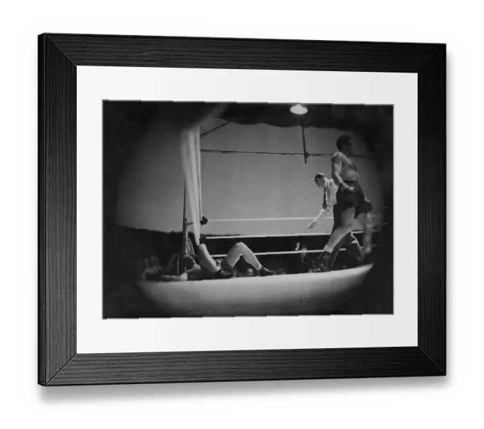 Framed Print : Freddie Mills KOs Nilsson in first round. British cruiserweight champion Freddie Mills Framed Print : Freddie Mills KOs Nilsson in first round. British cruiserweight champion Freddie Mills