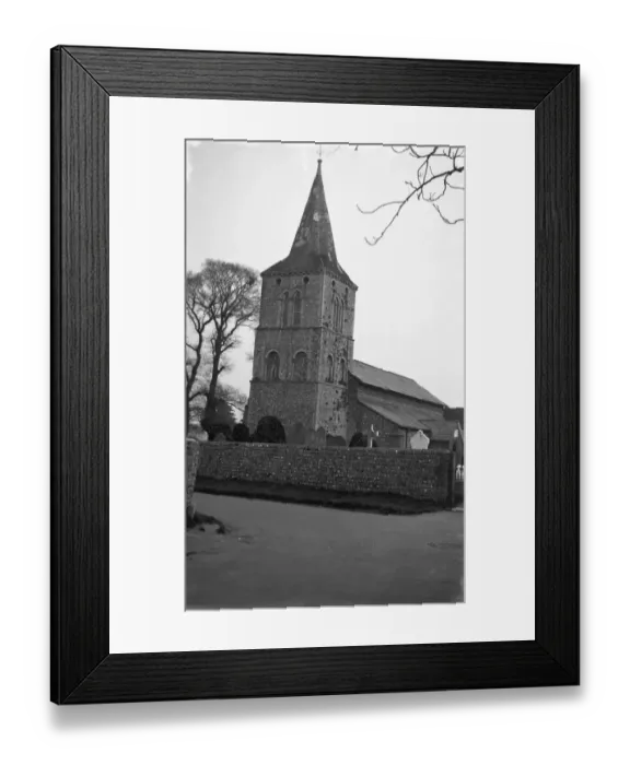 Framed Print : Southwick Parish Church, West Sussex. St Michaels and All Angels. 1931