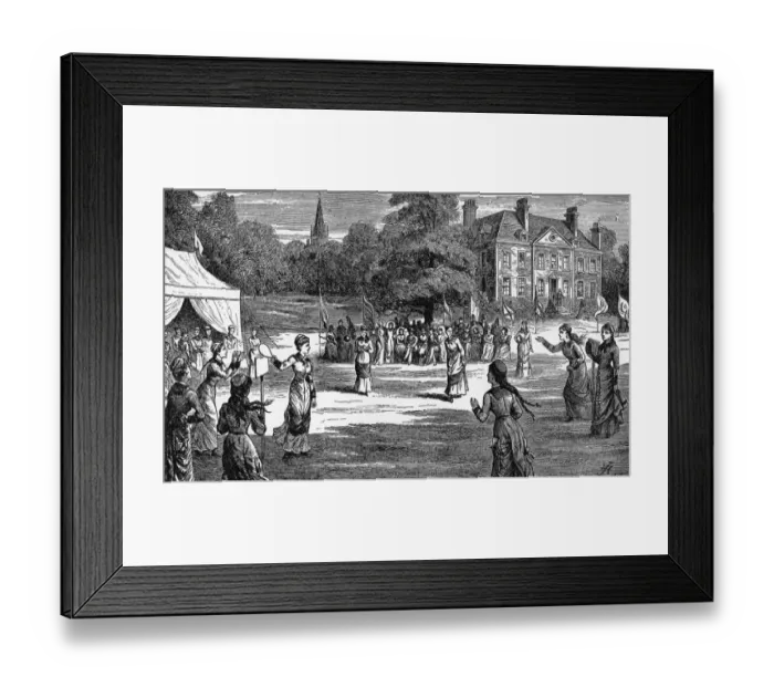 Framed Print : The Ancient National Game of Stoolball It is probable that cricket is derived Framed Print : The Ancient National Game of Stoolball It is probable that cricket is derived