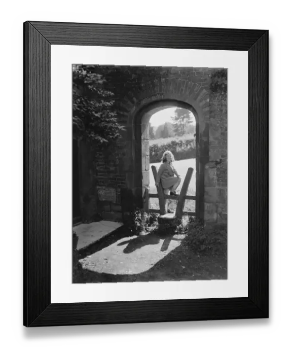 Framed Print : Tudor stile at Penhurst. 1937 Framed Print : Tudor stile at Penhurst. 1937