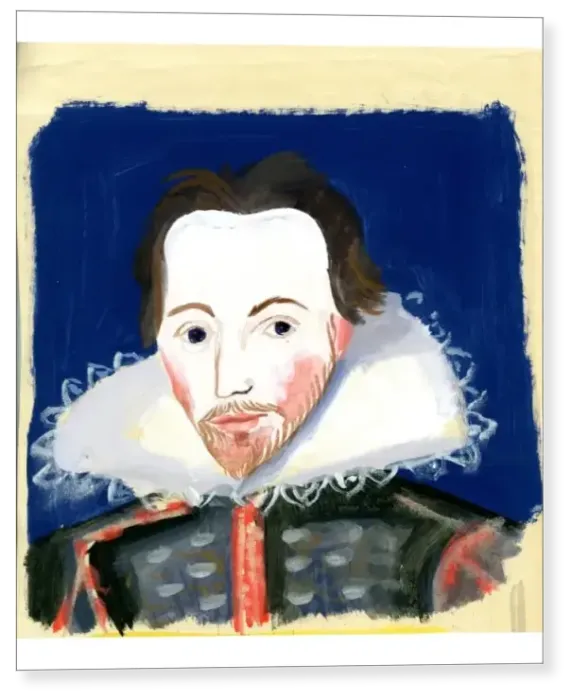 Print : Michaela Gall - tudor portrait paintings William Shakespeare Print : Michaela Gall - tudor portrait paintings William Shakespeare