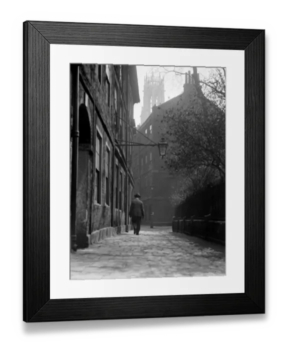 Framed Print : A man walking in the corner of Cliffords Inn, Middle Temple, Inns Of Court, London Framed Print : A man walking in the corner of Cliffords Inn, Middle Temple, Inns Of Court, London