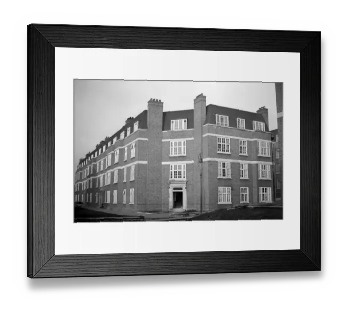Framed Print : Council flats, Fairfield Street, Wandsworth, London. Architects : William and Ed Hunt Framed Print : Council flats, Fairfield Street, Wandsworth, London. Architects : William and Ed Hunt
