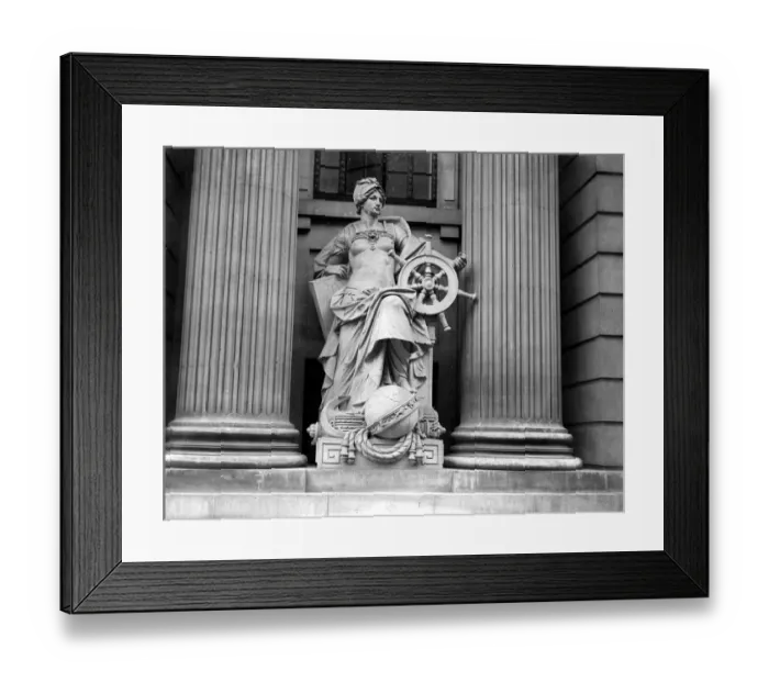 Framed Print : London. Statuary of the P. D. A. Building. 7 June 1935 Framed Print : London. Statuary of the P. D. A. Building. 7 June 1935
