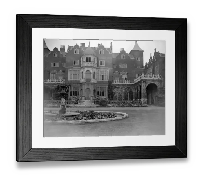 Framed Print : Holland House, Kensington, and gardens. 26 June 1924 Framed Print : Holland House, Kensington, and gardens. 26 June 1924