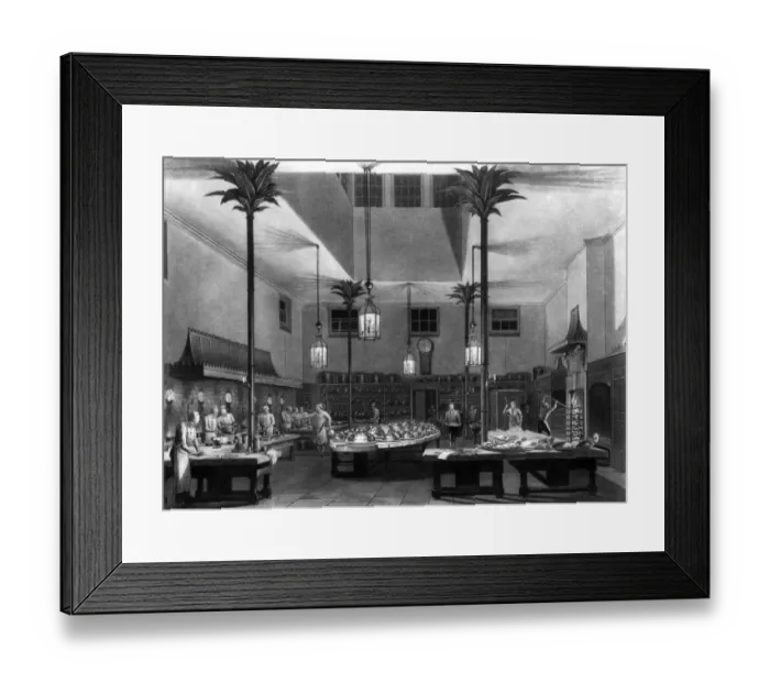 Framed Print : John Nash design for the Royal Pavilion in Brighton - The Great Kitchen was one of Framed Print : John Nash design for the Royal Pavilion in Brighton - The Great Kitchen was one of