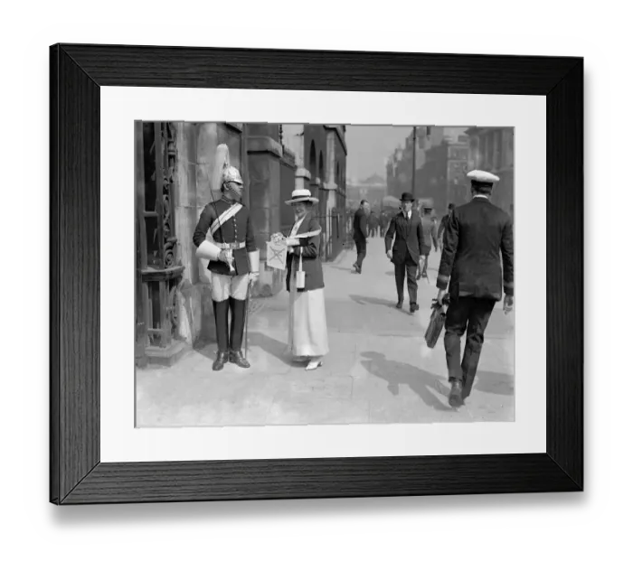Framed Print : Primrose Day in London. 1915 Framed Print : Primrose Day in London. 1915