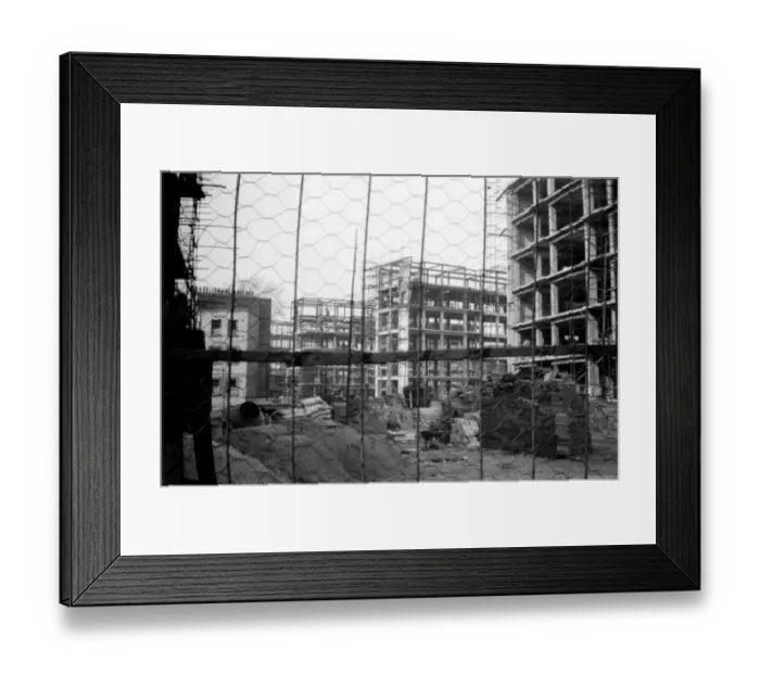 Framed Print : Flats under construction at St Pancras, London, England. Late 1940s, early 1950s Framed Print : Flats under construction at St Pancras, London, England. Late 1940s, early 1950s