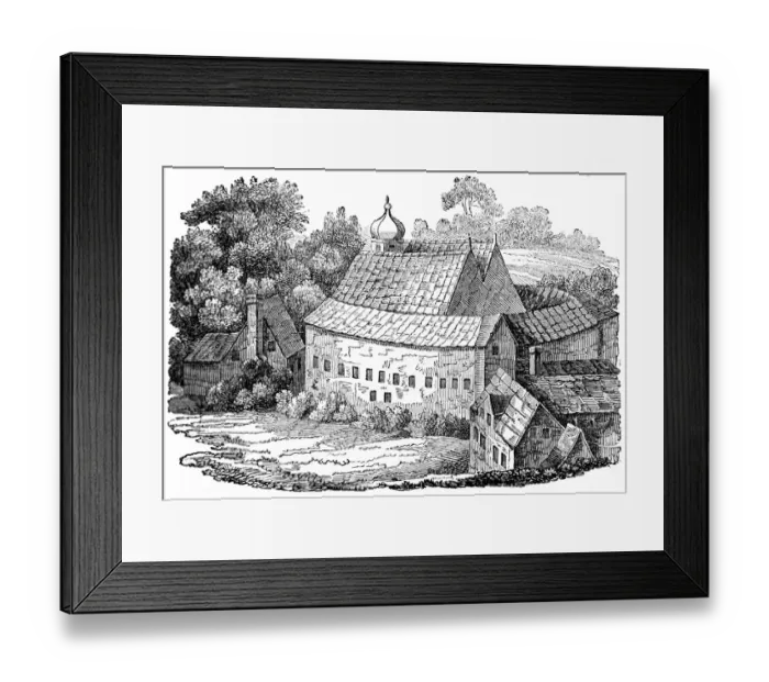 Framed Print : The Bear Garden in Southwark, A. D 1648. From the Large four-sheet View of London by Hollar Framed Print : The Bear Garden in Southwark, A. D 1648. From the Large four-sheet View of London by Hollar