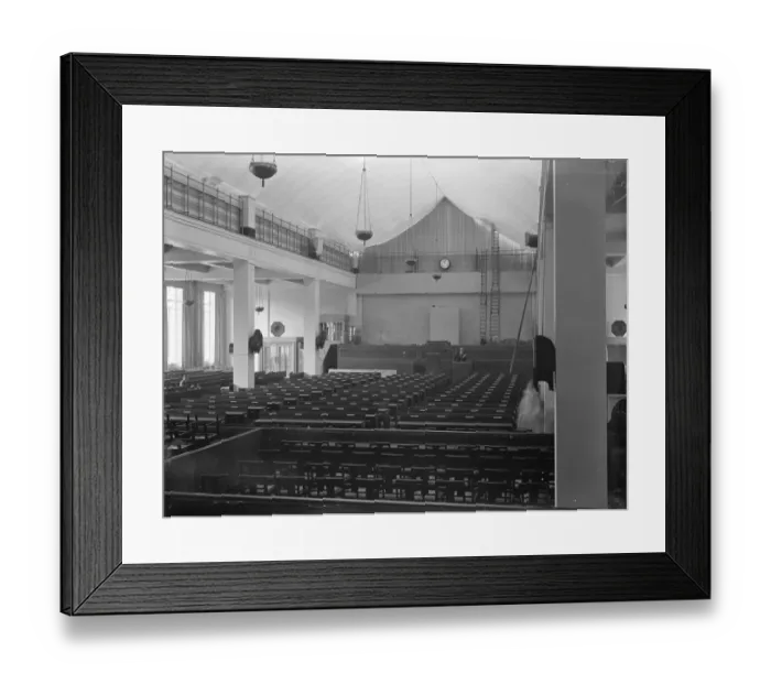 Framed Print : Testing wireless apparatus for Kings speech at Economic Conference. There is Framed Print : Testing wireless apparatus for Kings speech at Economic Conference. There is