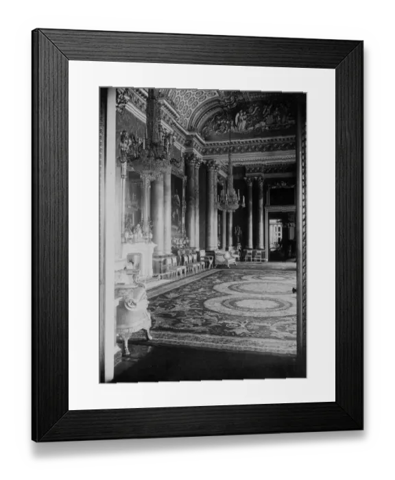 Framed Print : Although the external appearance of Buckingham Palace has been greatly improved in Framed Print : Although the external appearance of Buckingham Palace has been greatly improved in