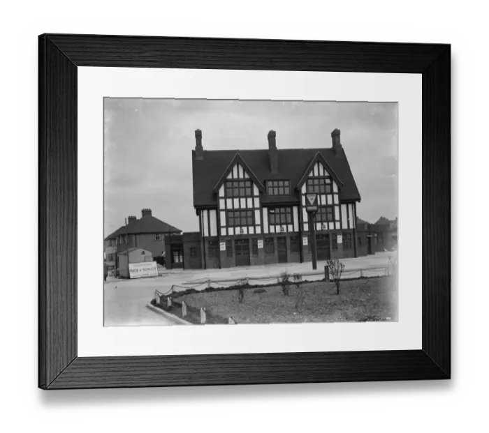 Framed Print : The Albany Inn on Hurst Road in Bexley, London. 1937 Framed Print : The Albany Inn on Hurst Road in Bexley, London. 1937